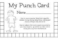 Free Printable Punch Card Template | Xmas2017 For Free Throughout Professional Free Printable Punch Card Template