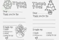 Free Printable Thank You'S From Create Kids Couture | Thank Intended For Christmas Thank You Card Templates Free