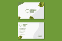Free Psd | Bio Food Business Card Template With Regard To Bio Card Template