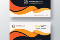 Free Psd | Creative Business Card Template Within Creative Business Card Templates Psd