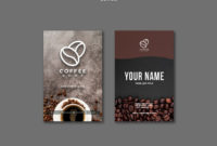 Free Psd | Professional Coffee Shop Business Card Template Regarding Best Coffee Business Card Template Free