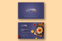 Free Psd | Restaurant Business Card Template For 11+ Food Business Cards Templates Free