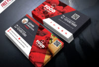 Free Restaurant Business Card Psd | Psdfreebies Within 11+ Food Business Cards Templates Free