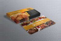 Free Restaurant Business Card Template | Free Business Card Inside 11+ Food Business Cards Templates Free