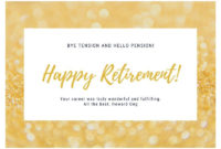 Free Retirement Cards Templates To Customize | Canva Within Retirement Card Template