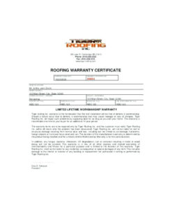 Free Roof Certification Template Form Download Monster For Printable Roof Certification Template