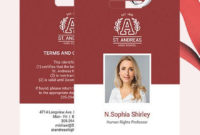 Free School Id Card Templates Word (Doc) | Psd | Indesign Throughout Faculty Id Card Template