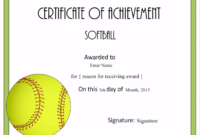 Free Softball Certificate Templates Customize Online With Within 11+ Softball Certificate Templates