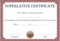 Free Superlative Certificate Template | Certificate Pertaining To Quality Superlative Certificate Template
