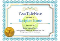 Free Tennis Certificate Templates Add Printable Badges Intended For Tennis Certificate Template Free
