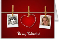 Free Valentine Photo Card Templates Ms Word Format Easy Regarding Valentine Card Template Word