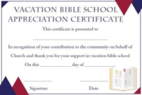 Free Vbs Certificate Templates (2) Templates Example Pertaining To Free Vbs Certificate Templates