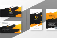 Free Vector | Abstract Creative Business Card Design With Unique Business Card Templates Free