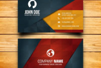 Free Vector | Business Card Design Within Free Visiting Card Templates Download