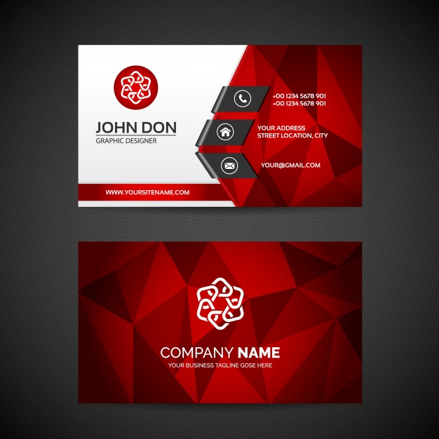 Free Vector | Business Card Template For Free Bussiness Card Template