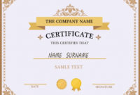 Free Vector | Certificate Template Design For Award Certificate Design Template