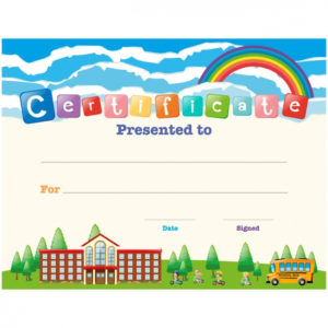 Free Vector | Children Certificate Design Inside Children'S Certificate Template