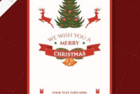 Free Vector | Cmyk Printable Christmas Card Template In Best Christmas Photo Cards Templates Free Downloads