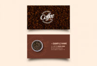 Free Vector | Coffee Business Card Template Pertaining To Best Coffee Business Card Template Free