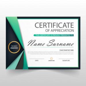 Free Vector | Elegant Certificate Of Appreciation Template With Regard To Elegant Certificate Templates Free