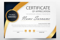 Free Vector | Elegant Horizontal Certificate Template With Regard To Quality Elegant Certificate Templates Free
