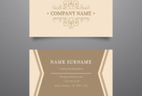 Free Vector | Elegant Luxurious Business Card Template Throughout 11+ Plastering Business Cards Templates
