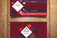 Free Vector | Modern Business Card Design In Modern Business Card Design Templates