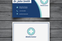 Free Vector | Modern Medical Business Card Template With Medical Business Cards Templates Free