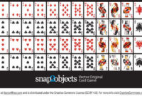 Free Vector Playing Cards Deck Free Vector In Adobe Within Playing Card Template Illustrator