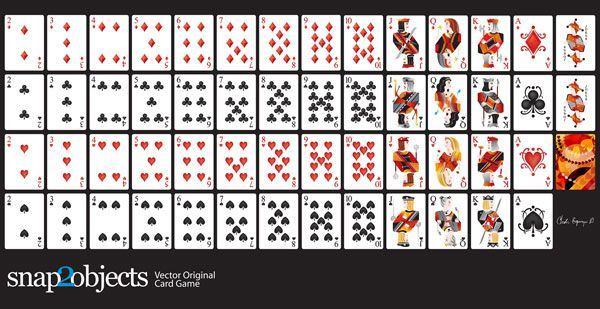 Free Vector Playing Cards Deck | Printable Playing Cards Throughout Printable Playing Card Design Template