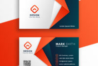 Free Vector | Professional Business Card Template Design Within Professional Business Card Templates Free Download