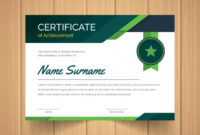 Free Vector | Star Badge Certificate Template Intended For Quality Star Certificate Templates Free