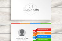 Free Vector | White Business Card Template Intended For Templates For Visiting Cards Free Downloads