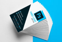 Free Vertical Business Card Template In Psd Format In Photoshop Business Card Template With Bleed