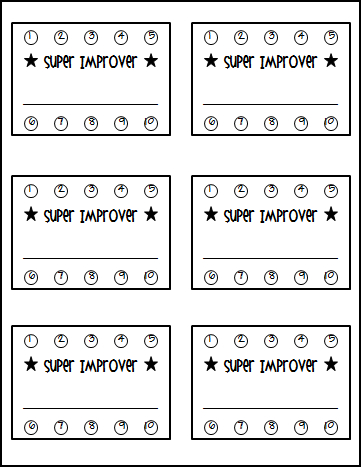Free+Printable+Punch+Card+Template | Whole Brain Teaching In Professional Free Printable Punch Card Template