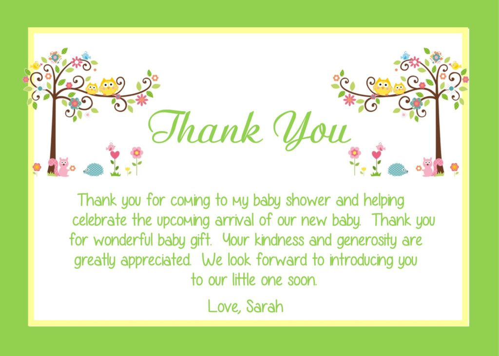 Fresh Baby Shower Thank You Cards Babysof | Baby Shower In Template For Baby Shower Thank You Cards