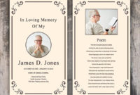 Funeral Prayer Card Template | Editable Ms Word & Photoshop Template | Instant Download Pertaining To Professional Prayer Card Template For Word
