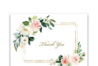 Funeral Thank You Note Template Digital Printable File A2 With Regard To Thank You Note Card Template