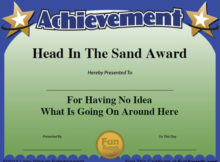 Funny Employee Awards 101 Funny Awards For Employees, Work Within 11+ Funny Certificates For Employees Templates