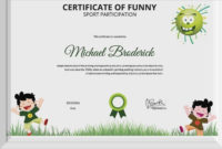 Funny Sports Certificate 5+ Word, Psd Format Download In 11+ Fun Certificate Templates