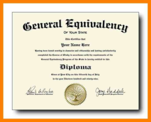 Ged Certificate Template (6) | Professional Templates Intended For Free Ged Certificate Template