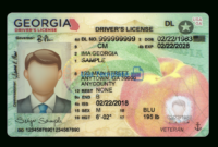 Georgia Driving License Psd Template New Version:high In Georgia Id Card Template