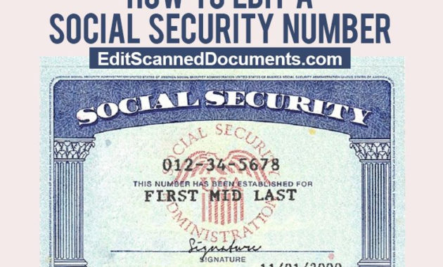 Get New Fake Social Security Card Number Template Fill Pertaining To Ss Card Template