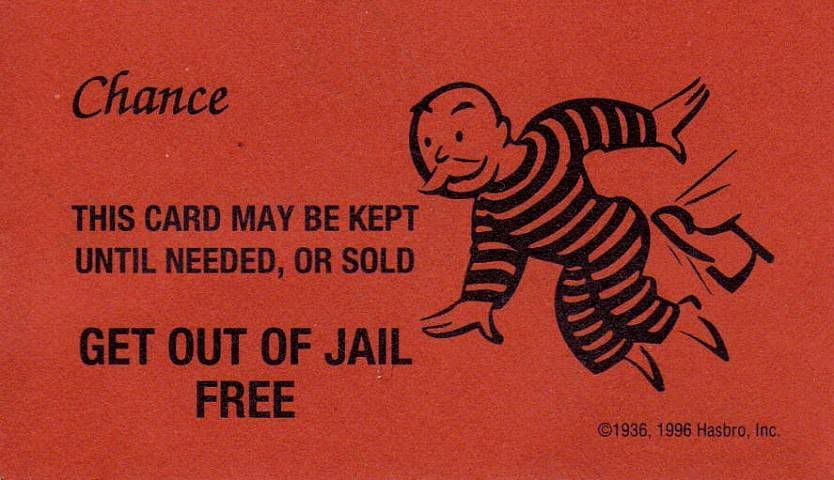 Get Out Of Jail Free | Card Templates Free, Free Business With Regard To Get Out Of Jail Free Card Template