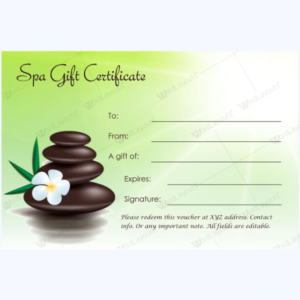 Gift Certificate 27 Word Layouts | Massage Gift Inside Printable Spa Day Gift Certificate Template