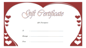 Golden Wedding Anniversary Gift Certificate Template Free In In Anniversary Certificate Template Free
