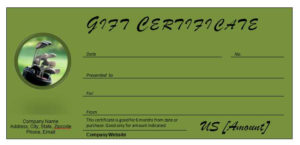 Golf Gift Certificates » Officetemplates Inside Professional Golf Gift Certificate Template