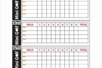 Golf Scorecard Template Excel Luxury Golf Scorecards Pertaining To Golf Score Cards Template