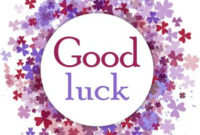 Good Luck Card Template: 13 Templates That Bring Good Luck Intended For Good Luck Card Templates