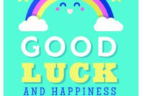 Good Luck Card Template: 13 Templates That Bring Good Luck Within Good Luck Card Template